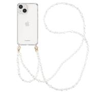 imoshion Coque avec dragonne + bracelet pour iPhone 13 - Perles Cœurs