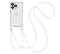 imoshion Coque avec dragonne + ?bracelet pour iPhone 13 Pro Max - Perles