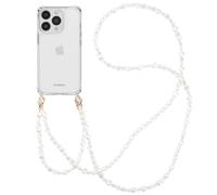 imoshion Coque avec dragonne + bracelet pour iPhone 13 Pro - Perles Cœurs