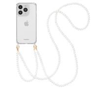 imoshion Coque avec dragonne + bracelet pour iPhone 14 Pro Max - Perles