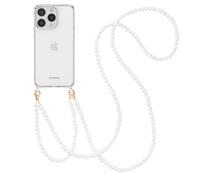 imoshion Coque avec dragonne + bracelet pour iPhone 15 Pro Max - Perles