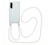 imoshion Coque avec dragonne + bracelet pour Samsung Galaxy A56 - Perles Cœurs