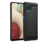 imoshion Coque Brushed pour Samsung Galaxy A12 - Noir