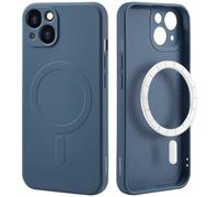 imoshion Coque Couleur avec MagSafe pour Apple iPhone 13 - Bleu foncé