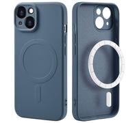 imoshion Coque Couleur avec MagSafe pour Apple iPhone 14 - Bleu foncé