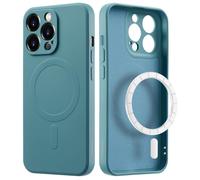 imoshion Coque Couleur avec MagSafe pour iPhone 14 Pro Max - Smoke Green