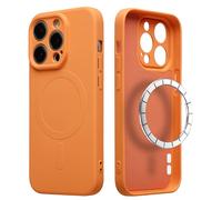 imoshion Coque Couleur avec MagSafe pour Apple iPhone 14 Pro - Neon Orange
