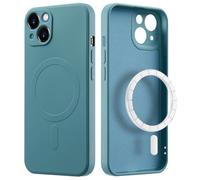 imoshion Coque Couleur avec MagSafe pour Apple iPhone 14 - Smoke Green