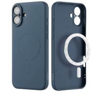 imoshion Coque Couleur avec MagSafe pour Apple iPhone 16 - Bleu foncé