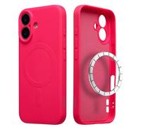 imoshion Coque Couleur avec MagSafe pour Apple iPhone 16 - Neon Pink
