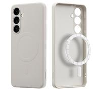 imoshion Coque Couleur avec MagSafe pour Samsung Galaxy S24 FE - Beige