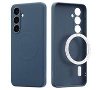 imoshion Coque Couleur avec MagSafe pour Samsung Galaxy S24 FE - Bleu foncé