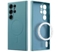 imoshion Coque Couleur avec MagSafe pour Samsung Galaxy S24 Ultra - Smoke Green