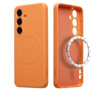 imoshion Coque Couleur avec MagSafe pour Samsung Galaxy S25 Plus - Neon Orange