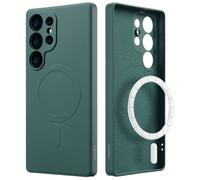 imoshion Coque Couleur avec MagSafe pour Samsung Galaxy S25 Ultra - Vert foncé