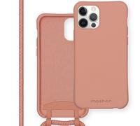 imoshion Coque de couleur avec cordon amovible pour Apple iPhone 12 (Pro) - Peach