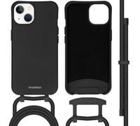 imoshion Coque de couleur avec cordon amovible pour Apple iPhone 13 - Noir