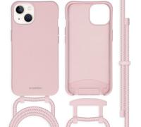 imoshion Coque de couleur avec cordon amovible pour Apple iPhone 13 - Rose