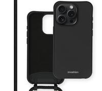 imoshion Coque de couleur avec cordon amovible pour Apple iPhone 15 Pro - Noir