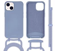 imoshion imoshion Coque de couleur avec cordon amovible iPhone 14 Ash Blue Bleu