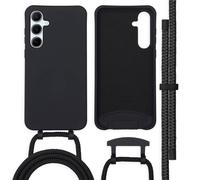 imoshion Coque de couleur avec cordon amovible pour Samsung Galaxy A55 - Noir