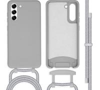 imoshion Coque de couleur avec cordon amovible pour Samsung Galaxy S21 FE - Gris