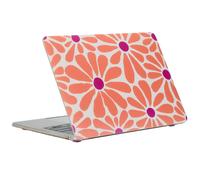 imoshion imoshion Coque Design Laptop pour MacBook Pro 16 pouces (2021) / Pro 16 pouces (2023) M3 chip Orange Flower Connect Multicolore