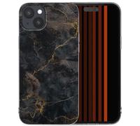 imoshion Coque Design pour Apple iPhone 15 Plus - Black Marble Transparent