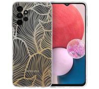 imoshion imoshion Coque Design Samsung Galaxy A13 (4G) Golden Leaves Multicolore