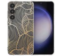 imoshion imoshion Coque Design Samsung Galaxy S24 Plus Golden Leaves Multicolore