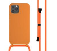 imoshion Coque en silicone avec cordon pour Apple iPhone 12 (Pro) - Orange