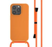 imoshion Coque en silicone avec cordon pour Apple iPhone 14 Pro - Orange