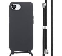 Coque pour iPhone 16e en silicone Noir