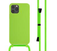 imoshion Coque en silicone avec cordon pour iPhone 12 (Pro) - Fluor Groen