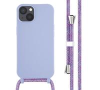imoshion ?Coque en silicone avec cordon pour iPhone 13 - Violet
