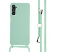 imoshion Coque en silicone avec cordon pour Samsung Galaxy A14 (5G) - Vert menthe