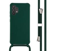 imoshion imoshion Coque en silicone avec cordon Samsung Galaxy A32 (4G) Vert foncé