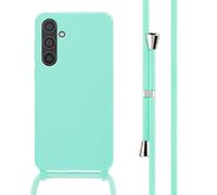 imoshion Coque en silicone avec cordon pour Samsung Galaxy A35 - Vert menthe