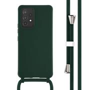 imoshion imoshion Coque en silicone avec cordon Samsung Galaxy A53 Vert foncé Vert foncé