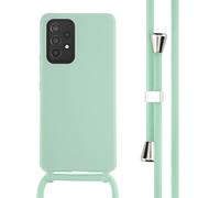 imoshion ?Coque en silicone avec cordon pour Samsung Galaxy A53 - Menthe verte