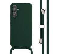 imoshion Coque en silicone avec cordon pour Samsung Galaxy A54 (5G) - Vert foncé