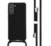 imoshion ?Coque en silicone avec cordon pour Samsung Galaxy S21 - Noir