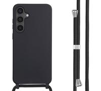 imoshion Coque en silicone avec cordon pour Samsung Galaxy S24 FE - Noir