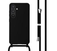 imoshion Coque en silicone avec cordon pour Samsung Galaxy S24 - Noir