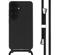 imoshion Coque en silicone avec cordon pour Samsung Galaxy S26 - Noir
