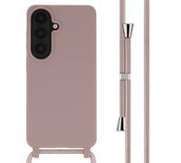 imoshion Coque en silicone avec cordon pour Samsung Galaxy S26 Plus - Sand Pink