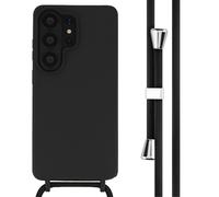 imoshion Coque en silicone avec cordon pour Samsung Galaxy S26 Ultra - Noir