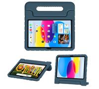 imoshion Kidsproof Backcover avec poignée pour l'Apple iPad 11 (2025) 11 pouces A16 / iPad 10 (2022) 10.9 pouces - Bleu foncé