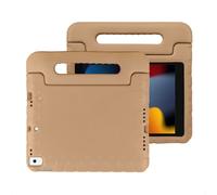 imoshion Coque kidsproof avec poignée pour Apple iPad 9 (2021) 10.2 pouces / iPad 8 (2020) 10.2 pouces / iPad 7 (2019) 10.2 pouces - Marron