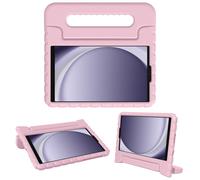 Coque pour Samsung Galaxy Tab A9 Enfants Etui avec poignée iMOSHION® Rose Rose clair